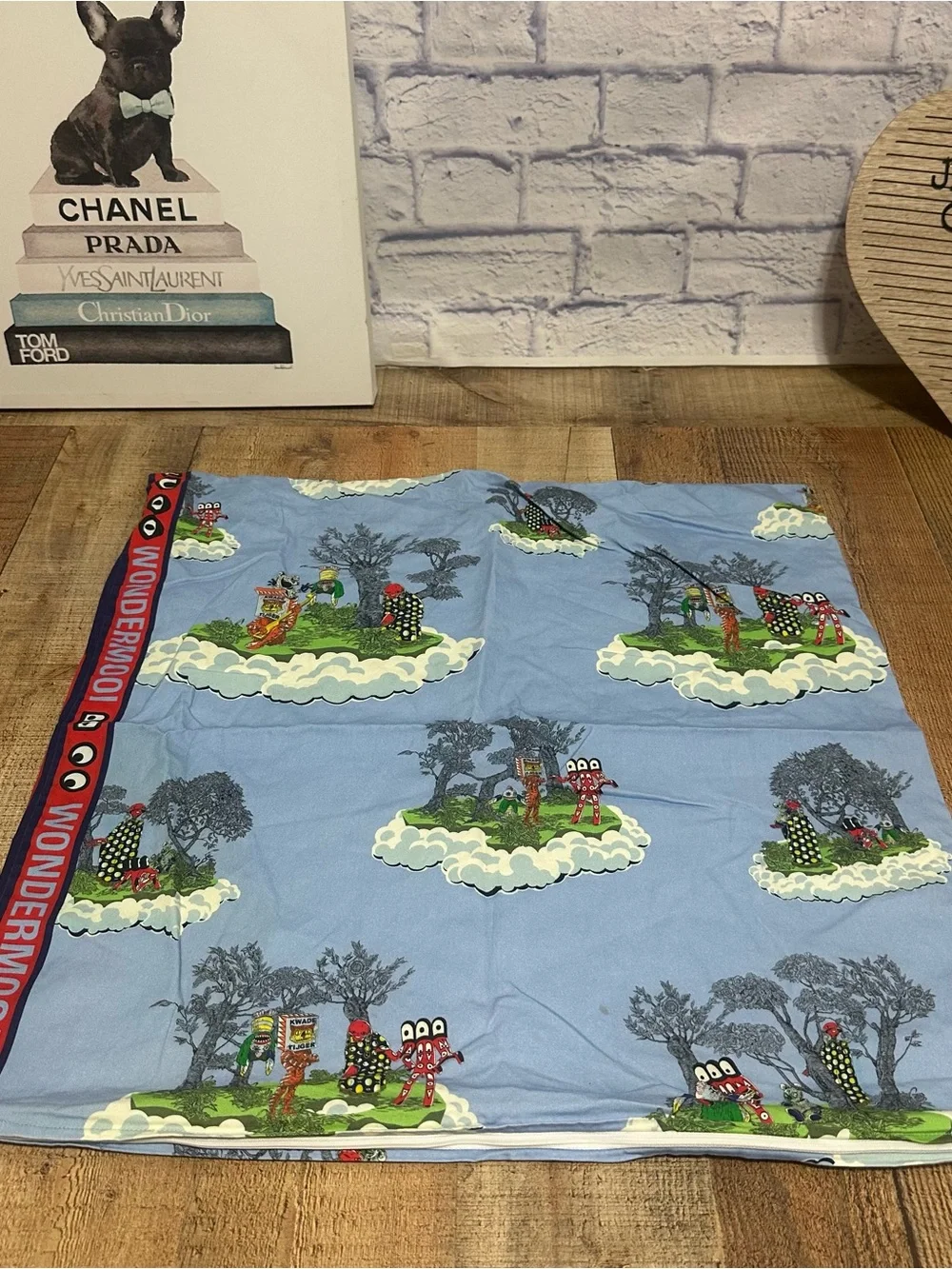 IKEA x Walter Van Beirendonck Glodande Limited Blue Wondermooi Pillow Case
